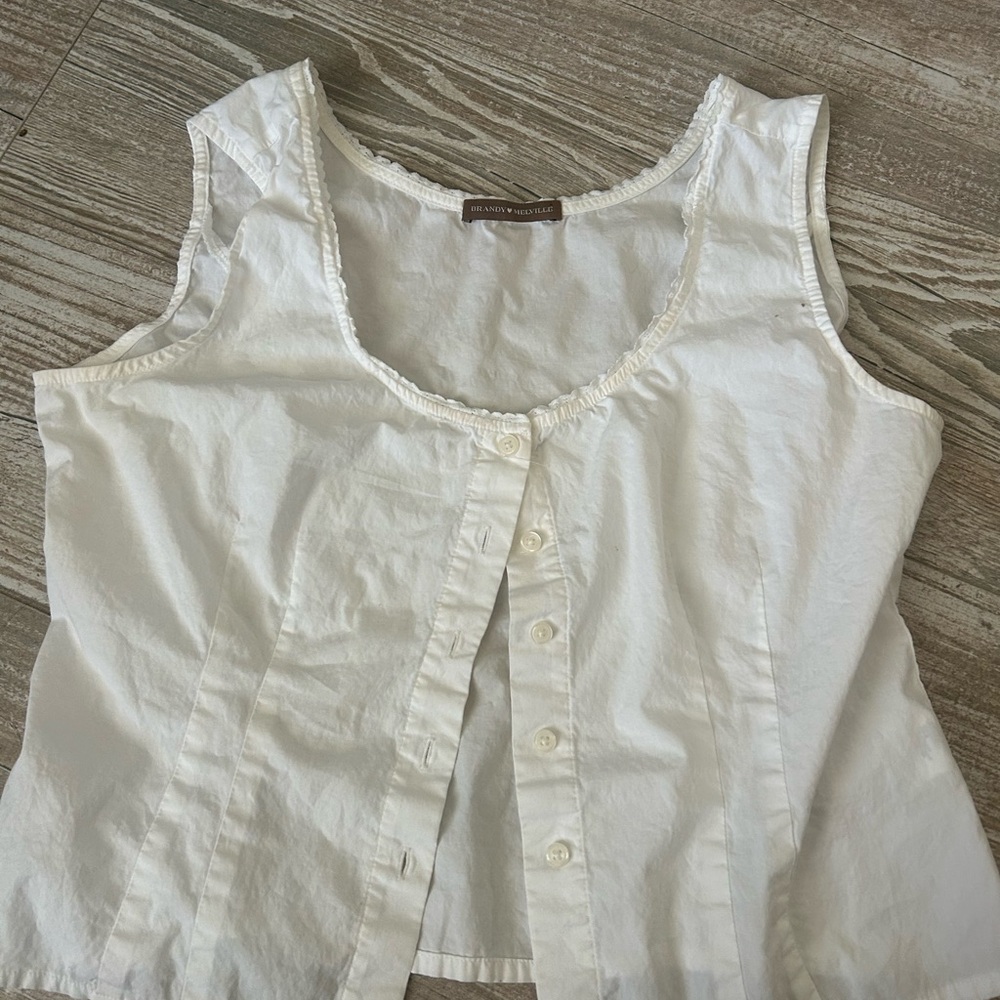 Brandy Melville Button-Down tank top